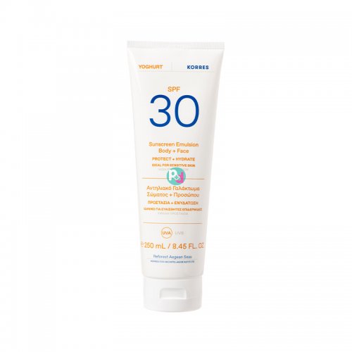 Korres Sunscreen Body + Face Lotion SPF30 250ml